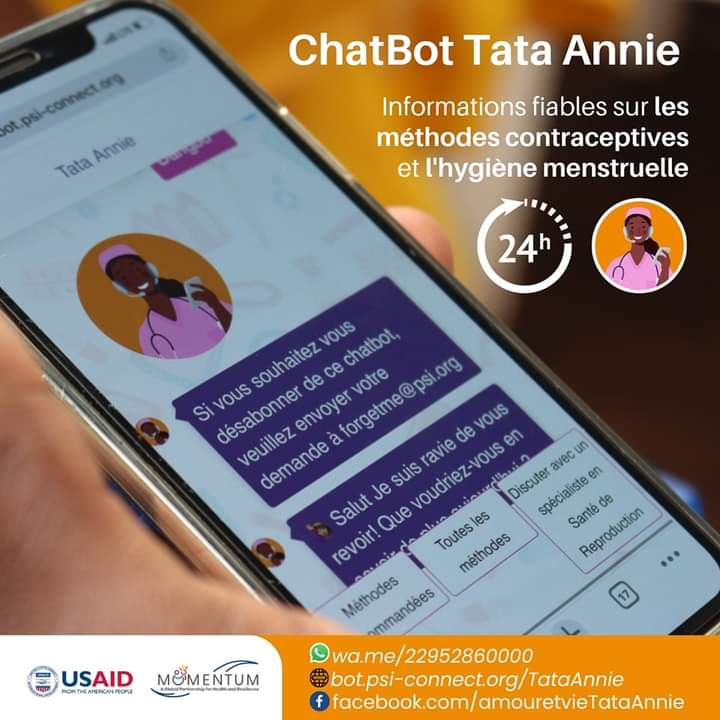 « Tata Annie » : une solution numérique pour la santé sexuelle des adolescent.e.s et jeunes