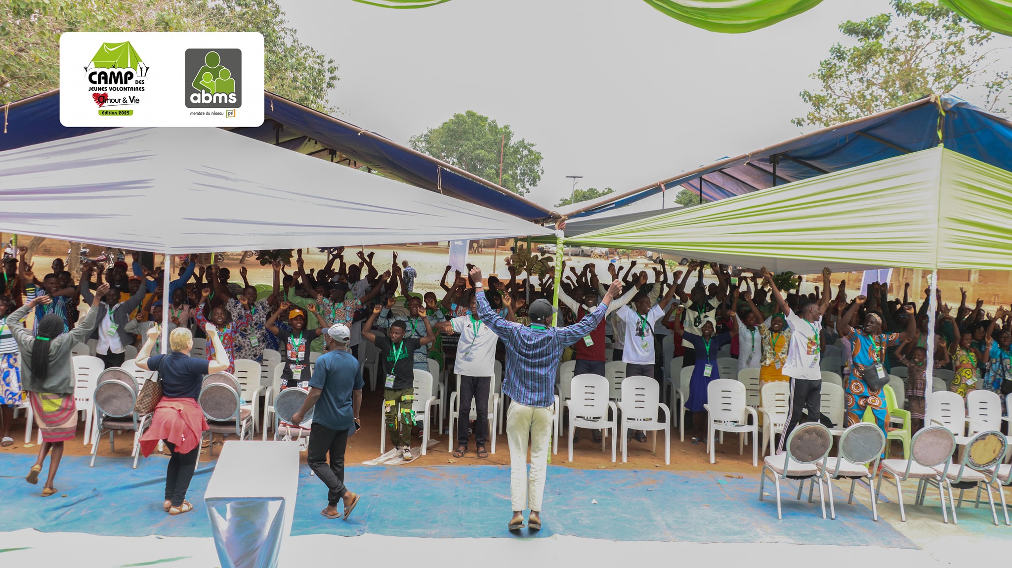 Camp des Jeunes Volontaires Amour & Vie à Bohicon : 19 communes représentées et des retrouvailles tonitruantes